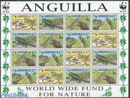 Anguilla 1997 WWF, Green Leguan, Mint NH, Nature - Reptiles - World Wildlife Fund (WWF) - Anguilla (1968-...)