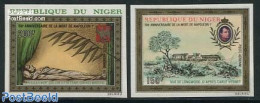 Niger 1971 Napoleon 2v, Imperforated, Mint NH, History - History - Napoleon - Napoleon