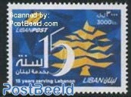 Lebanon 2013 15 Years Post Lebanon 1v, Mint NH, Post - Post