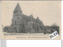18 . Cher  :    Dun Sur Auron :  église St étienne . - Dun-sur-Auron
