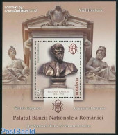 Romania 2013 National Bank S/s, Mint NH, Various - Banking And Insurance - Art - Sculpture - Nuevos