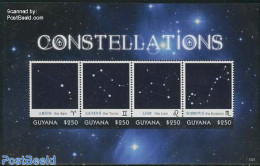 Guyana 2013 Constellations 4v M/s, Mint NH, Science - Astronomy - Astrology