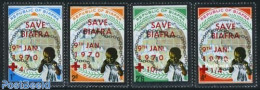 Biafra 1970 Save Biafra 4v, Mint NH, Health - Various - Red Cross - Maps - Rode Kruis