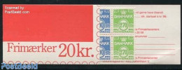 Denmark 1988 Definitives Booklet (H31), Mint NH, Stamp Booklets - Nuovi