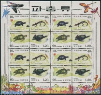 Korea, North 1998 Reptiles M/s, Mint NH, Nature - Reptiles - Turtles - Korea (Noord)