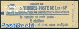 France 1978 Definitives Booklet, Sabine Red, 5x1.20, Brilliant Gum, Mint NH, Stamp Booklets - Ungebraucht