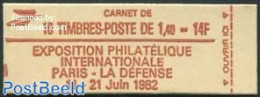 France 1980 Definitives Booklet, Sabine Red, 10x1.40, Brilliant Gum, Mint NH, Stamp Booklets - Neufs