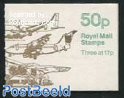 Great Britain 1990 Definitives Booklet, British Aerospace BAe ATP, Mint NH, Transport - Stamp Booklets - Aircraft & Av.. - Nuevos