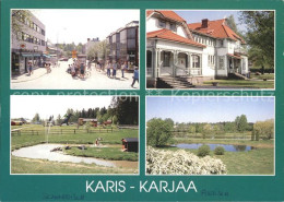 72237079 Karis Finnland Strassenpartie Villa Park Teich Finnland - Finlande