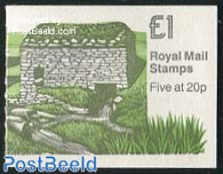Great Britain 1990 Definitives Booklet, Click Mill Dounby Orkney, Mint NH, Various - Stamp Booklets - Mills (Wind & Wa.. - Neufs