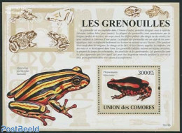 Comoros 2009 Frogs S/s, Mint NH, Nature - Frogs & Toads - Komoren (1975-...)