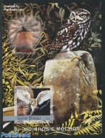 Guinea Bissau 2004 Owld & Windmill S/s, Imperforated, Mint NH, Nature - Various - Owls - Mills (Wind & Water) - Mühlen