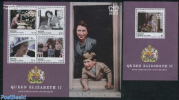 Saint Vincent & The Grenadines 2013 Mustique, Diamond Jubilee Queen Elizabeth II 2 S/s, Mint NH, History - Kings & Que.. - Familias Reales