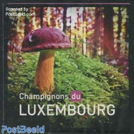 Luxemburg 2013 Mushrooms Booklet, Mint NH, Nature - Mushrooms - Stamp Booklets - Neufs