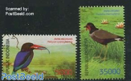 Indonesia 1998 Birds 2v (from S/s), Mint NH, Nature - Birds - Indonesië