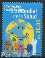 Bolivia 2013 World Health Day 1v, Mint NH, Health - Various - Health - Maps - Geographie