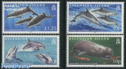 Ascension 2009 Whales & Dolphins 4v, Mint NH, Nature - Sea Mammals - Ascensione