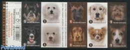 Belgium 2014 Dogs 10v S-a In Foil Booklet, Mint NH, Nature - Dogs - Stamp Booklets - Unused Stamps