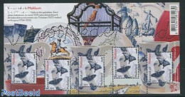 Netherlands 2014 Ceramics From Makkum S/s, Mint NH, Nature - Butterflies - Art - Ceramics - Unused Stamps