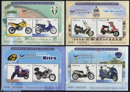 Malaysia 2003 Motor Cycles 4 S/s, Mint NH, Transport - Motorcycles - Motos