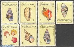 Cuba 1966 Shells 7v, Mint NH, Nature - Shells & Crustaceans - Nuevos