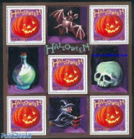 France 2001 Halloween S/s, Mint NH, Nature - Various - Bats - Folklore - Halloween - Ongebruikt