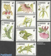 Gambia 1994 Orchids 8v, Mint NH, Nature - Flowers & Plants - Orchids - Gambie (...-1964)