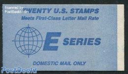 United States Of America 1988 Earth Booklet With 20 Stamps, Mint NH, Various - Stamp Booklets - Globes - Nuevos