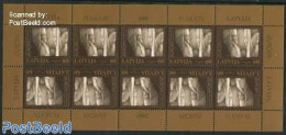 Latvia 2003 Europa, Poster Art M/s, Mint NH, History - Europa (cept) - Art - Poster Art - Other & Unclassified
