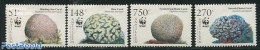 Netherlands Antilles 2005 WWF, Corals 4v, Mint NH, Nature - World Wildlife Fund (WWF) - Autres & Non Classés