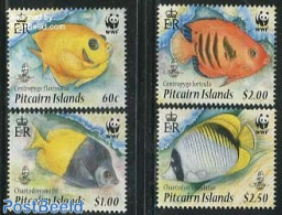 Pitcairn Islands 2010 WWF, Fish 4v, Mint NH, Nature - Fish - World Wildlife Fund (WWF) - Fishes