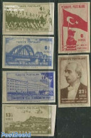 Türkiye 1943 20 Years Republic 6v, Imperforated, Mint NH, Health - History - Sport - Health - Flags - Politicians - S.. - Andere & Zonder Classificatie