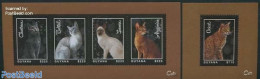 Guyana 2013 Cats 2 S/s, Mint NH, Nature - Cats - Guyane (1966-...)