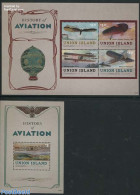 Saint Vincent & The Grenadines 2013 Union Island, History Of Aviation 2 S/s, Mint NH, Transport - Aircraft & Aviation - Aviones