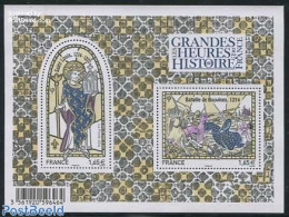 France 2014 Battle Of Bouvines 2014 S/s, Mint NH, History - Nature - History - Kings & Queens (Royalty) - Militarism -.. - Unused Stamps