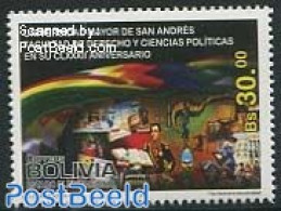 Bolivia 2013 San Andreas University 1v, Mint NH, Science - Education - Bolivien