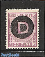 Netherlands Indies 1911 25c, Stamp Out Of Set, Unused (hinged) - Sonstige & Ohne Zuordnung
