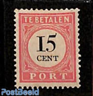 Netherlands Indies 1892 15c, Postage Due, Stamp Out Of Set, Unused (hinged) - Other & Unclassified