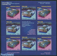 Russia 2013 Automobiles M/s, Joint Issue Monaco, Mint NH, Transport - Various - Automobiles - Joint Issues - Voitures