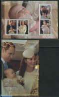 Gambia 2014 The Christening Of Prince George 2 S/s, Mint NH, History - Kings & Queens (Royalty) - Royalties, Royals