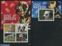 Grenada Grenadines 2014 Dalmation Dog Breeds 2 S/s, Mint NH, Nature - Dogs - Grenade (1974-...)