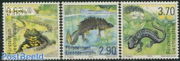 Liechtenstein 2014 Amphibians 3v S-a, Mint NH, Nature - Animals (others & Mixed) - Reptiles - Unused Stamps