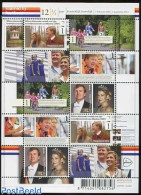 Netherlands 2014 12.5 Years Royal Marriage M/s, Mint NH, History - Sport - Kings & Queens (Royalty) - Cycling - Unused Stamps