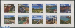 Guernsey 2014 Landscapes 10v S-a, Mint NH, Nature - Religion - Transport - Cattle - Churches, Temples, Mosques, Synago.. - Chiese E Cattedrali