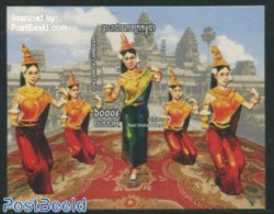 Cambodia 2008 Tradional Dance S/s, Imperforated, Mint NH, Performance Art - Various - Dance & Ballet - Costumes - Folk.. - Tanz
