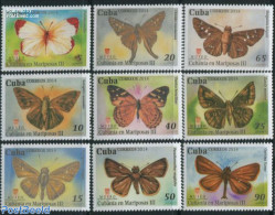 Cuba 2014 Butterflies 9v, Mint NH, Nature - Butterflies - Ongebruikt
