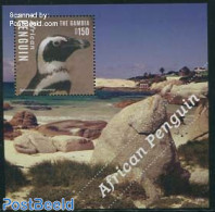 Gambia 2014 Penguin S/s, Mint NH, Nature - Birds - Penguins - Gambia (...-1964)