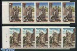 Thailand 1998 Statues 2 Booklets, Mint NH, Stamp Booklets - Art - Sculpture - Sin Clasificación