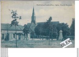 18 . Cher  :  Ménéstréol Sur Sauldre . église : Place Du Monument . - Sonstige & Ohne Zuordnung