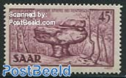 Germany, Saar 1949 45Fr, Stamp Out Of Set, Mint NH - Autres & Non Classés